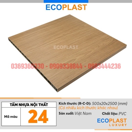 Bảng Màu Nhựa Ecoplast 13