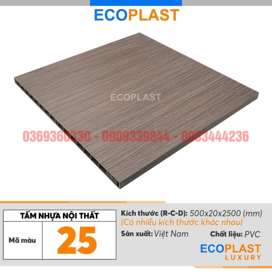 Bảng Màu Nhựa Ecoplast 15